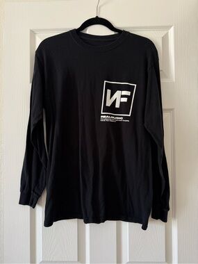 NF Real Music The Search 2019 Black Long Sleeve Tee- Medium